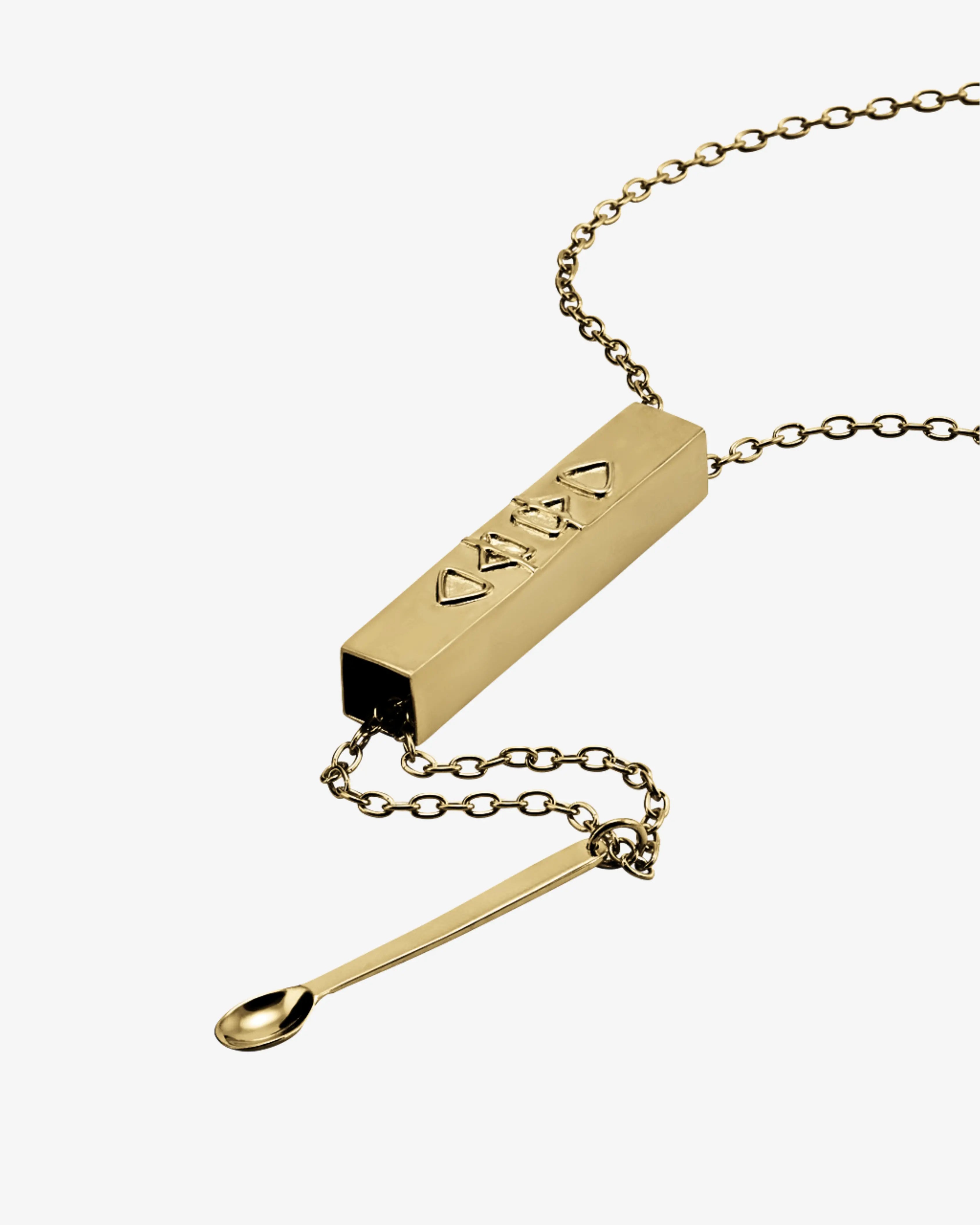 Elements Spoon Necklace - Brass AUMI