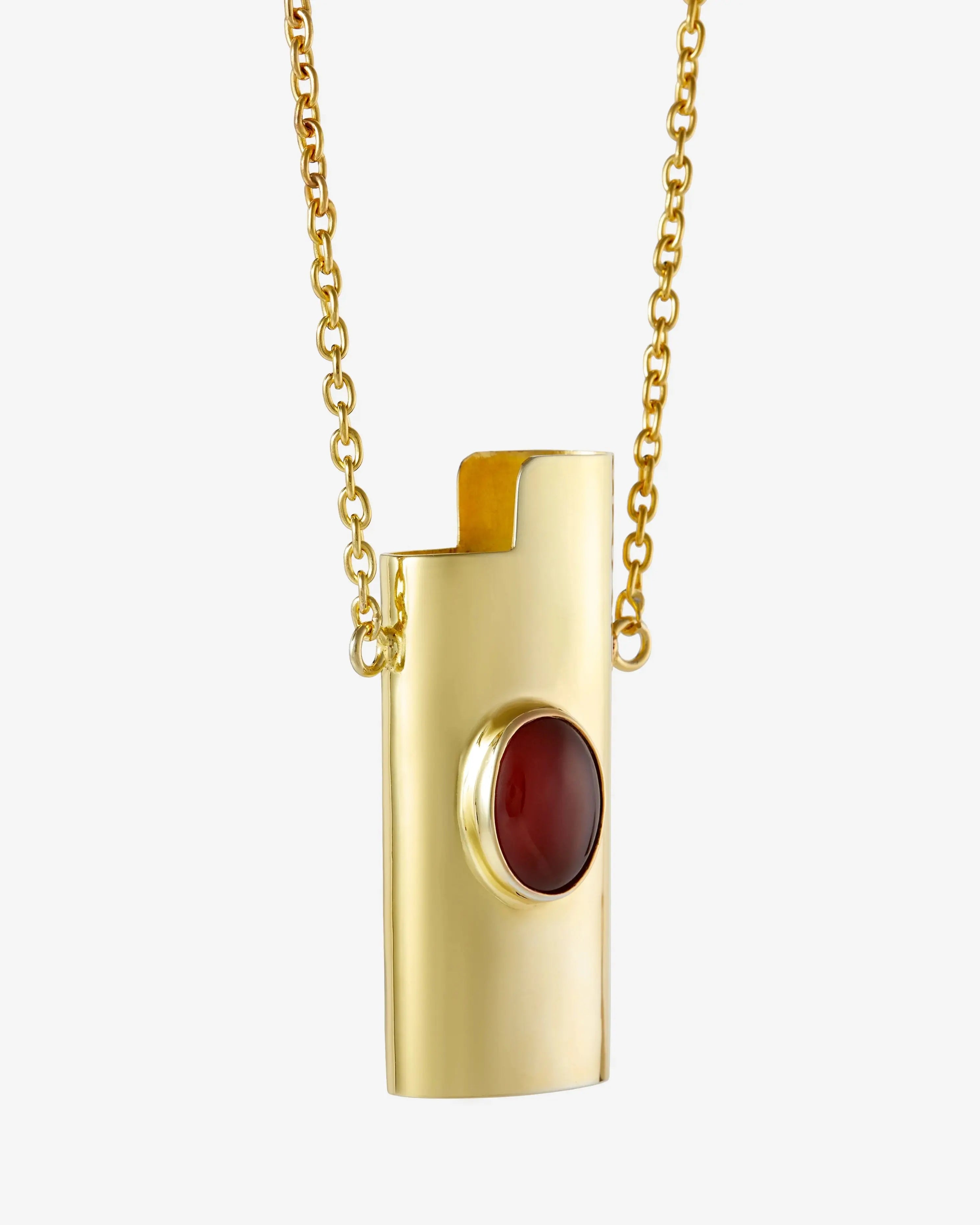 Garnet Lighter Necklace AUMI