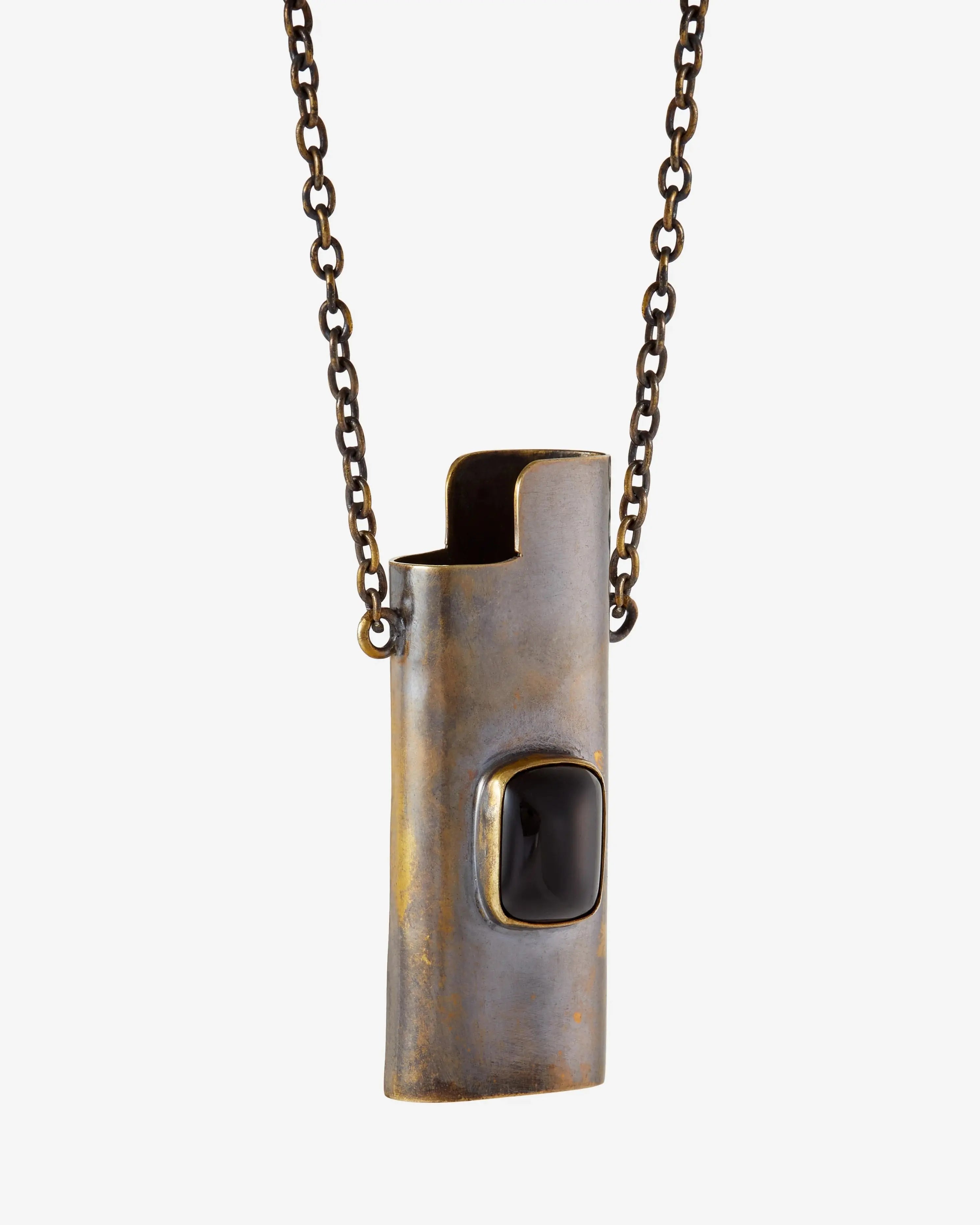 Onyx Lighter Necklace AUMI