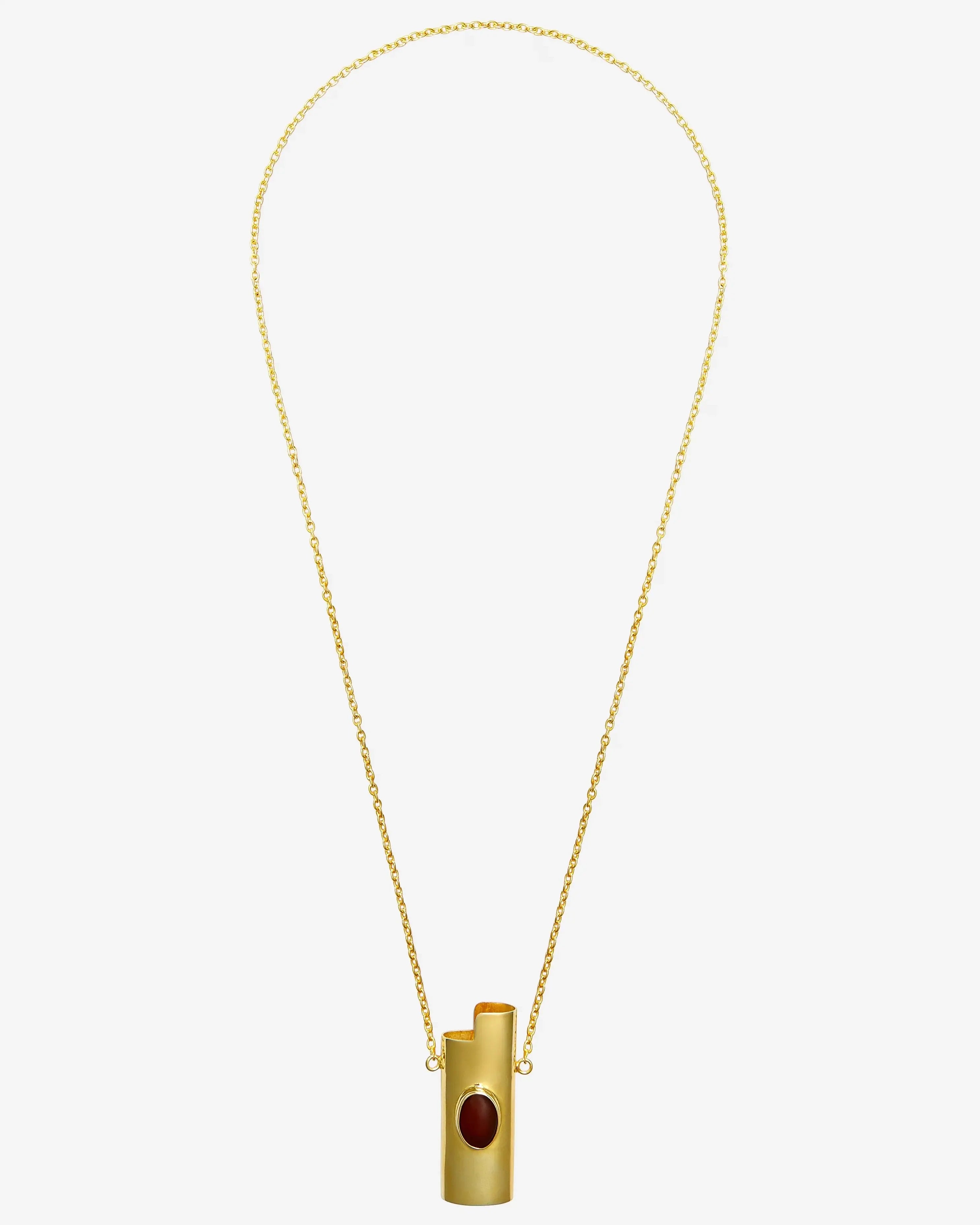 Garnet Lighter Necklace AUMI