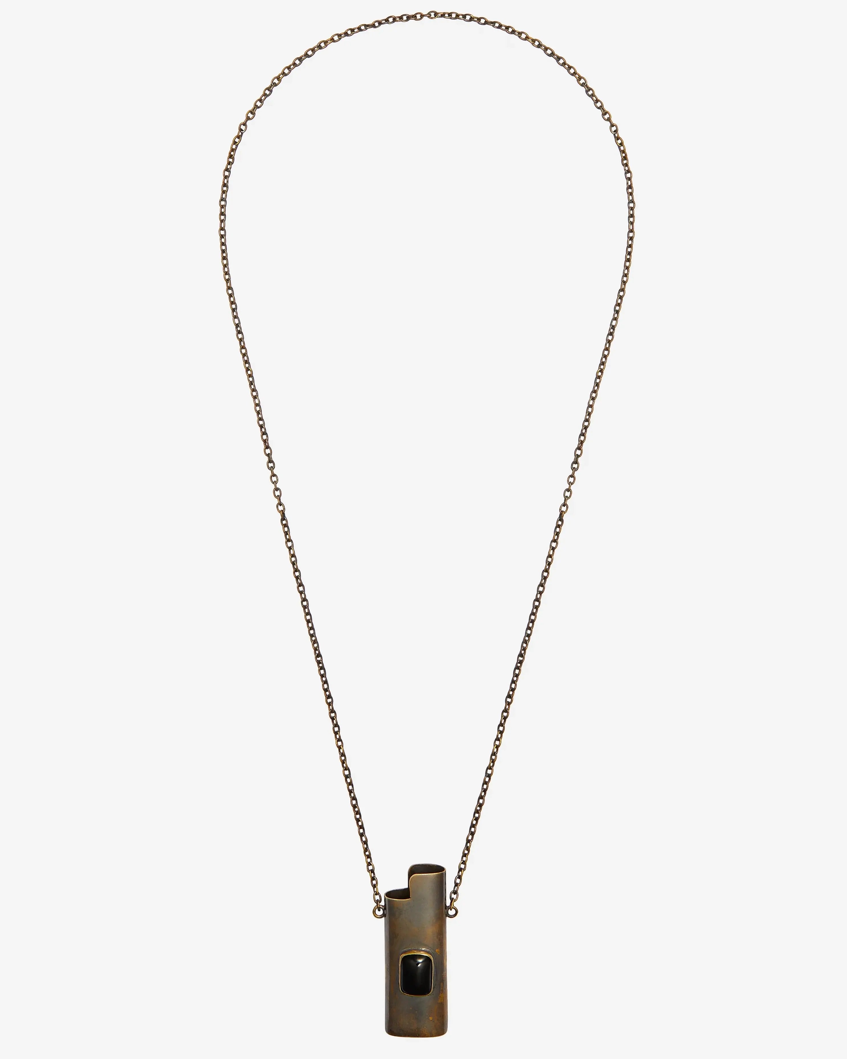 Onyx Lighter Necklace AUMI