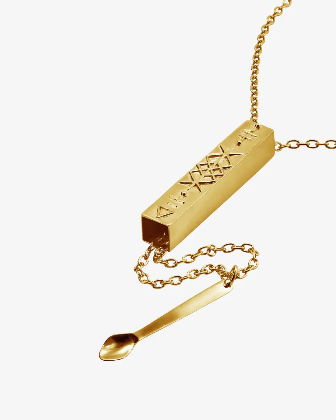 Symbol Spoon Necklace - Gold AUMI