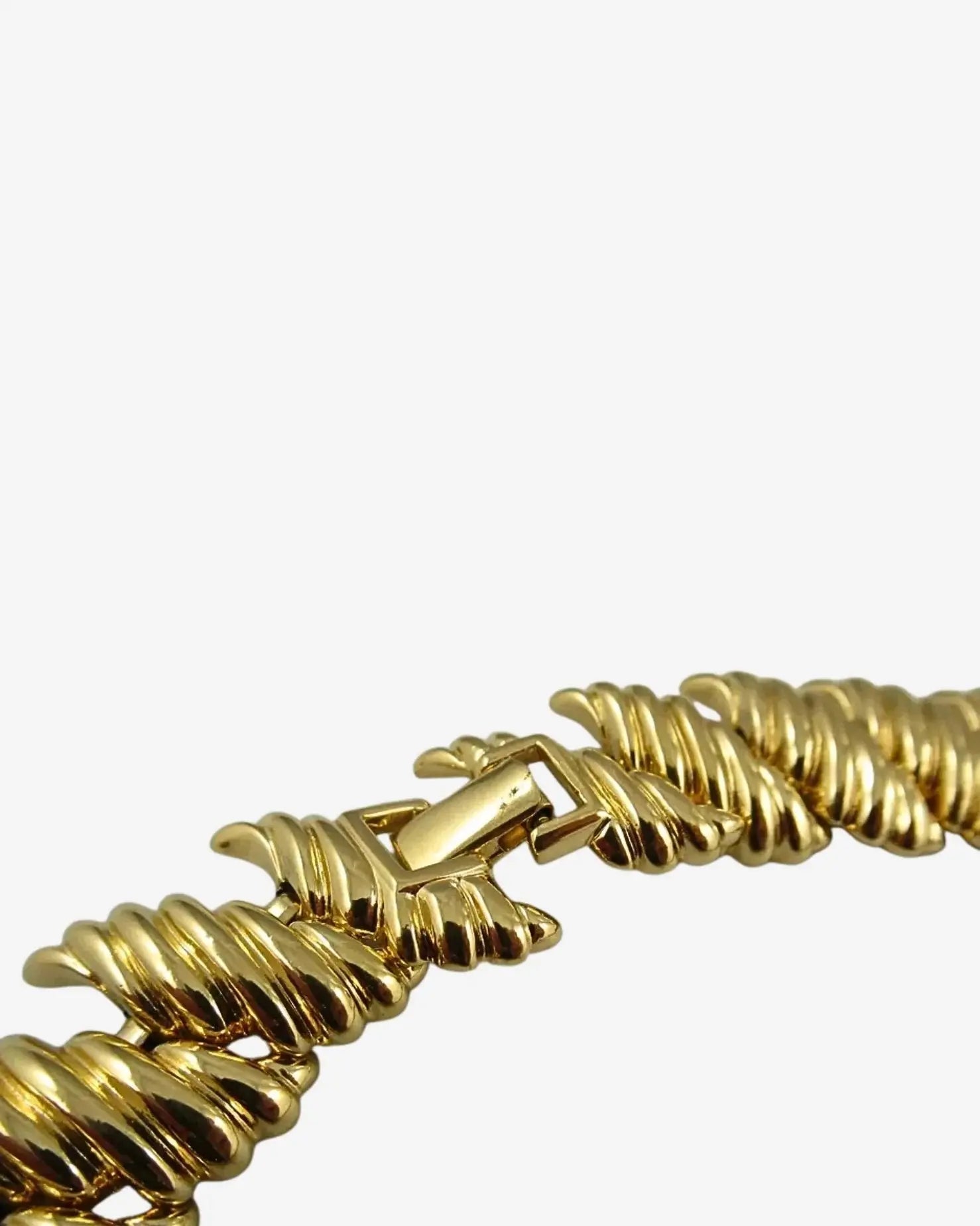 Vintage Spiral Chain Necklace AUMI