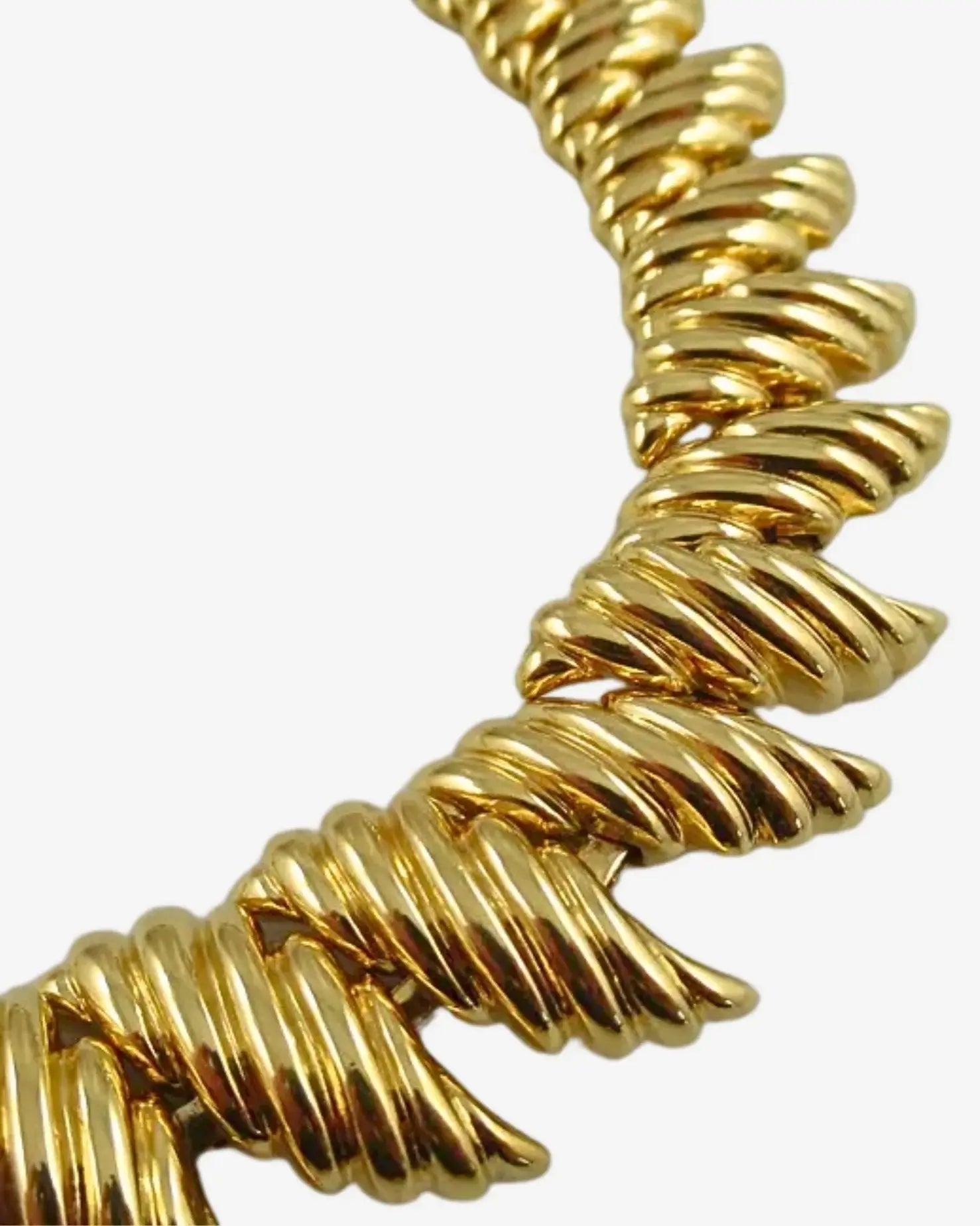 Vintage Spiral Chain Necklace AUMI