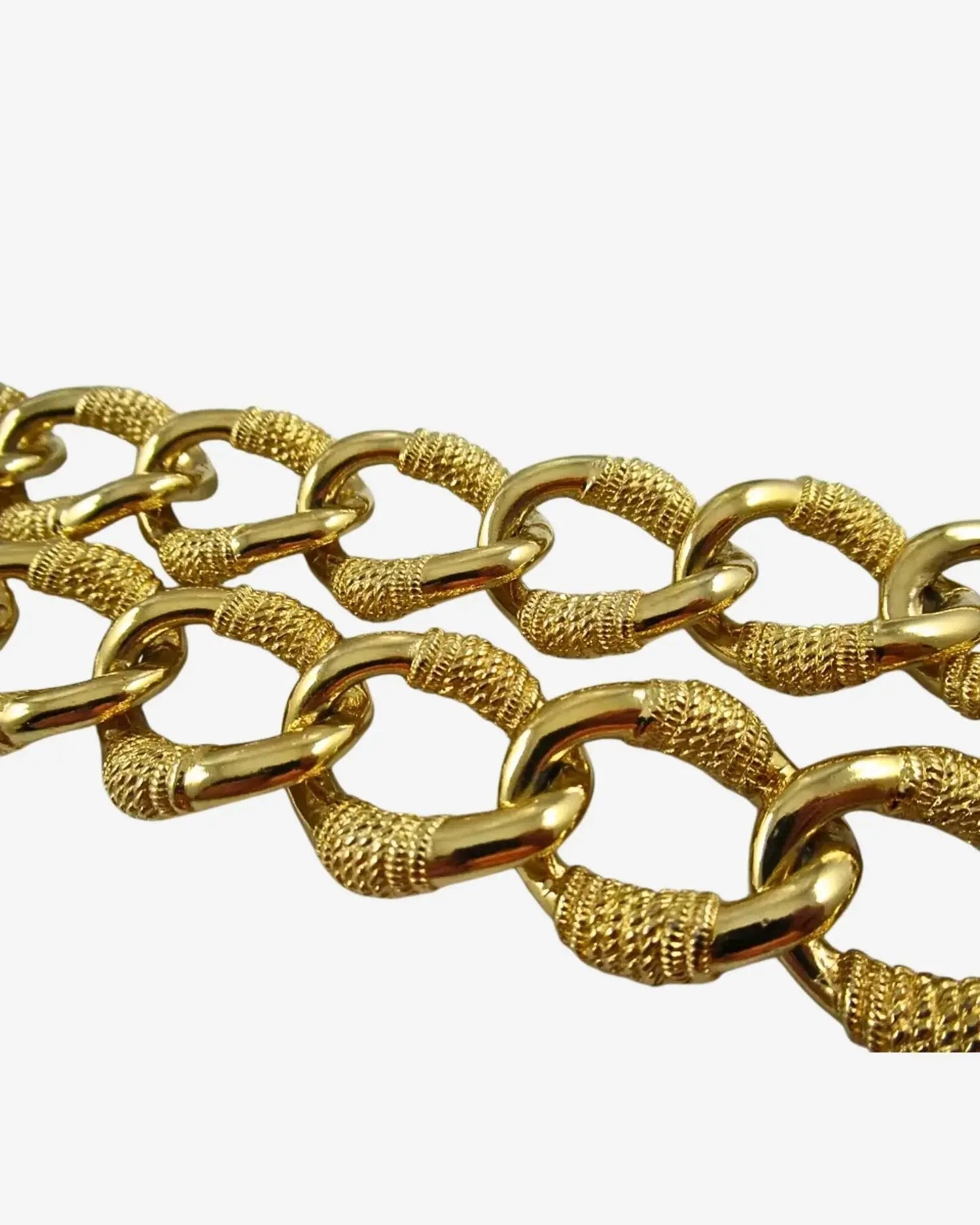 Vintage Gold Link Necklace AUMI