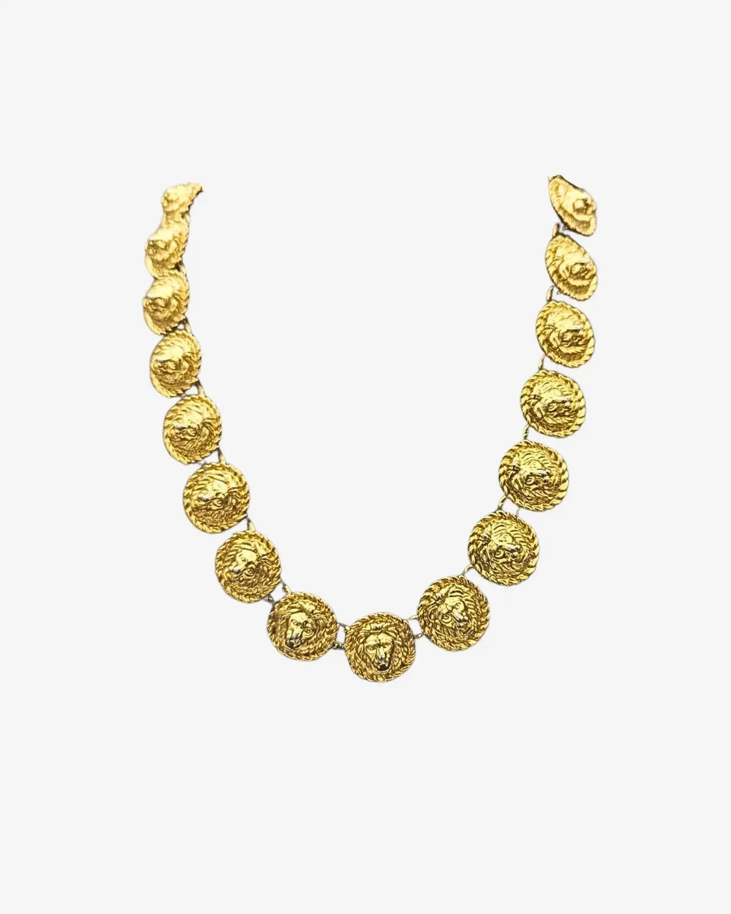 Vintage Lion Head Necklace AUMI