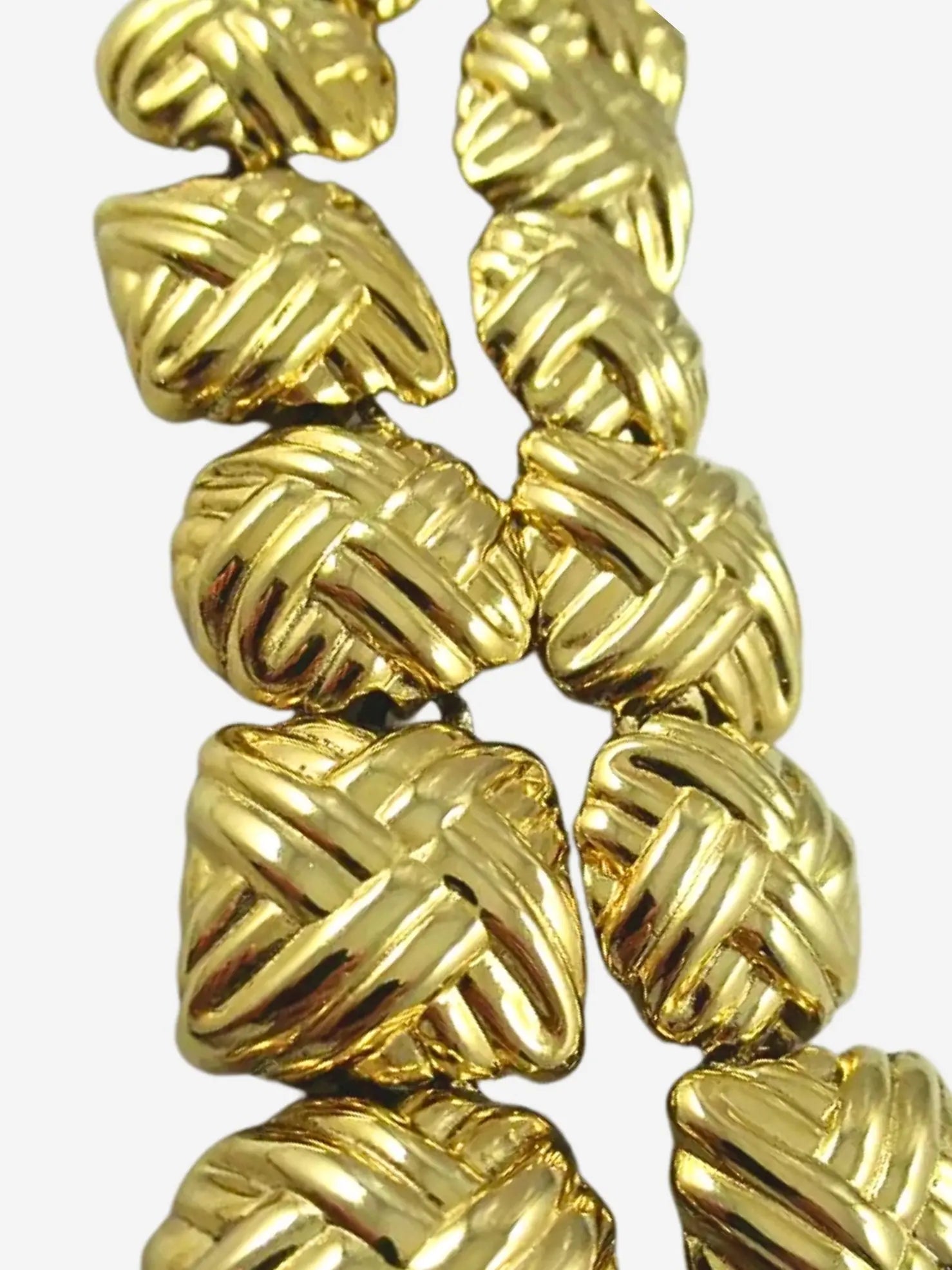 Vintage Square Link Necklace AUMI