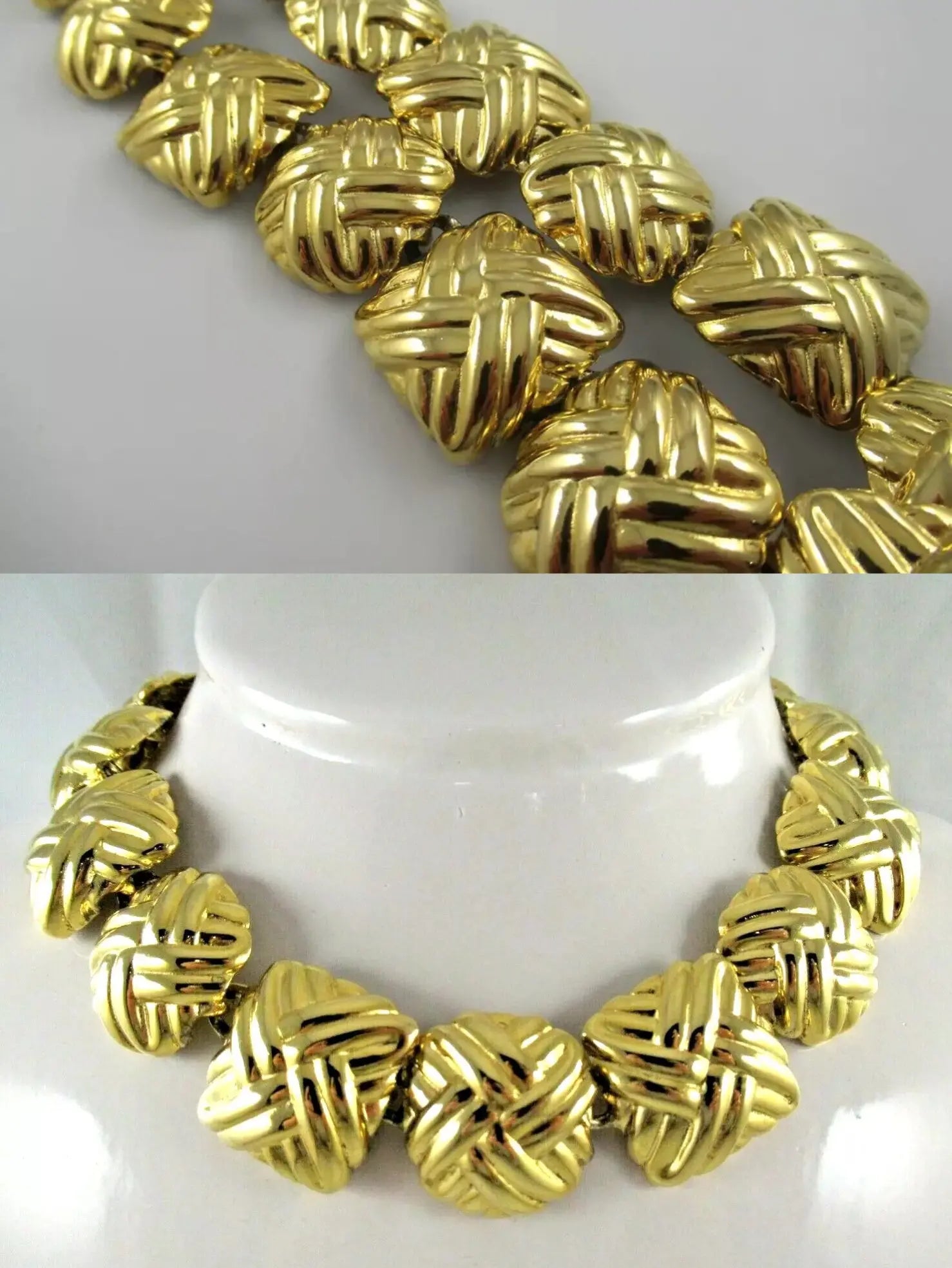 Vintage Square Link Necklace AUMI