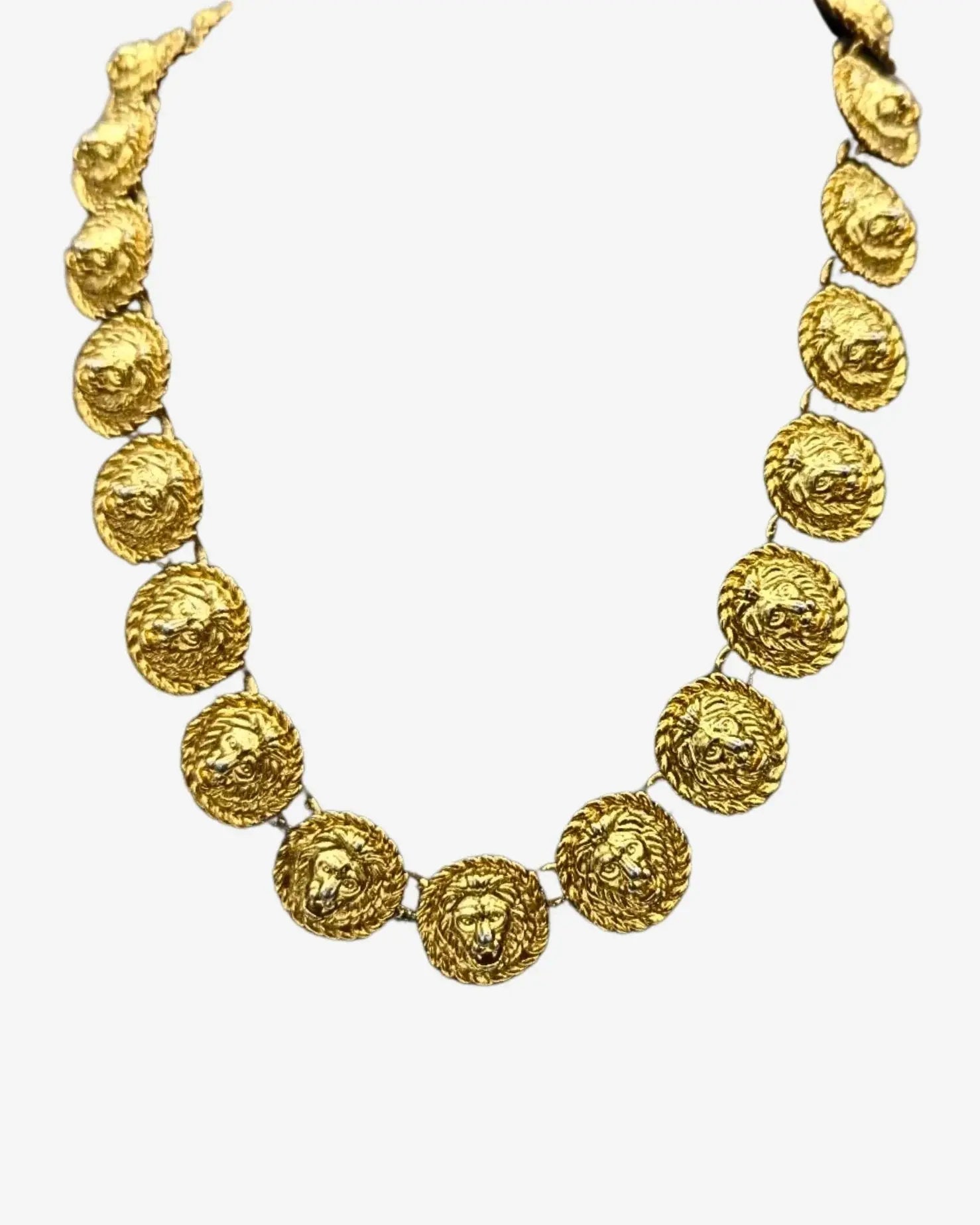 Vintage Lion Head Necklace AUMI