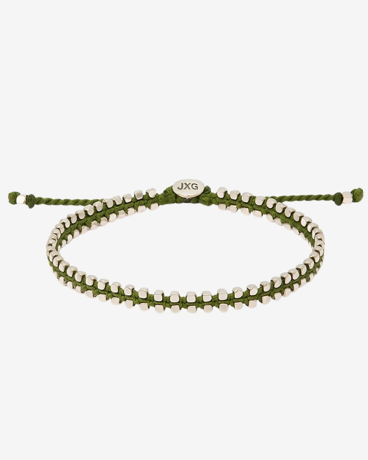 Fishbone Bracelet - Green John & Gold by Aumi