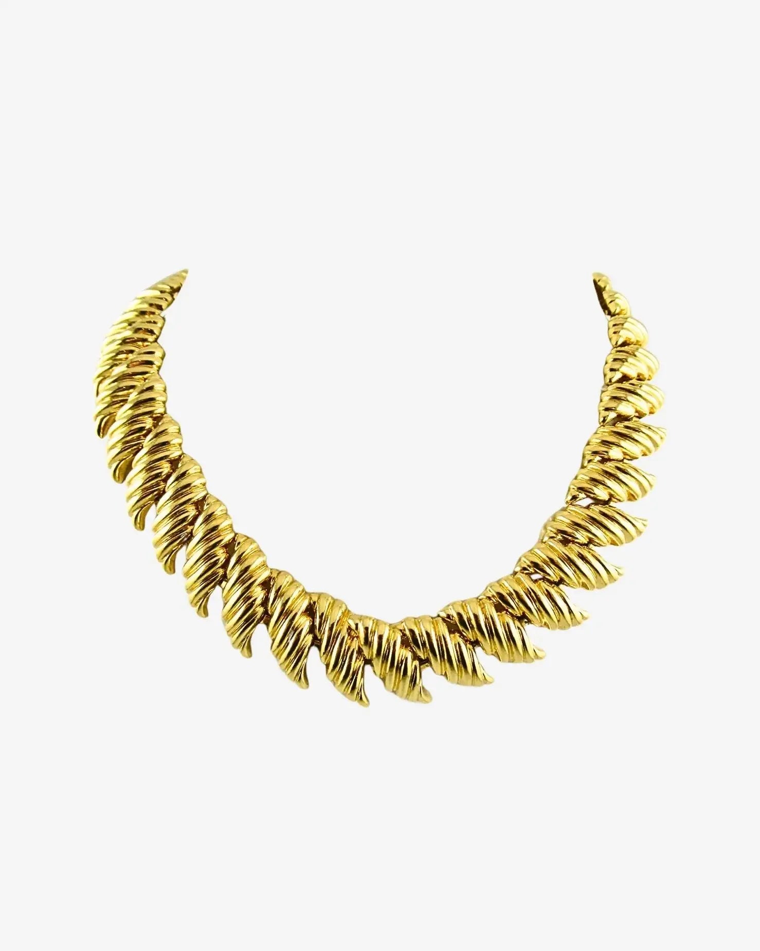 Vintage Spiral Chain Necklace AUMI