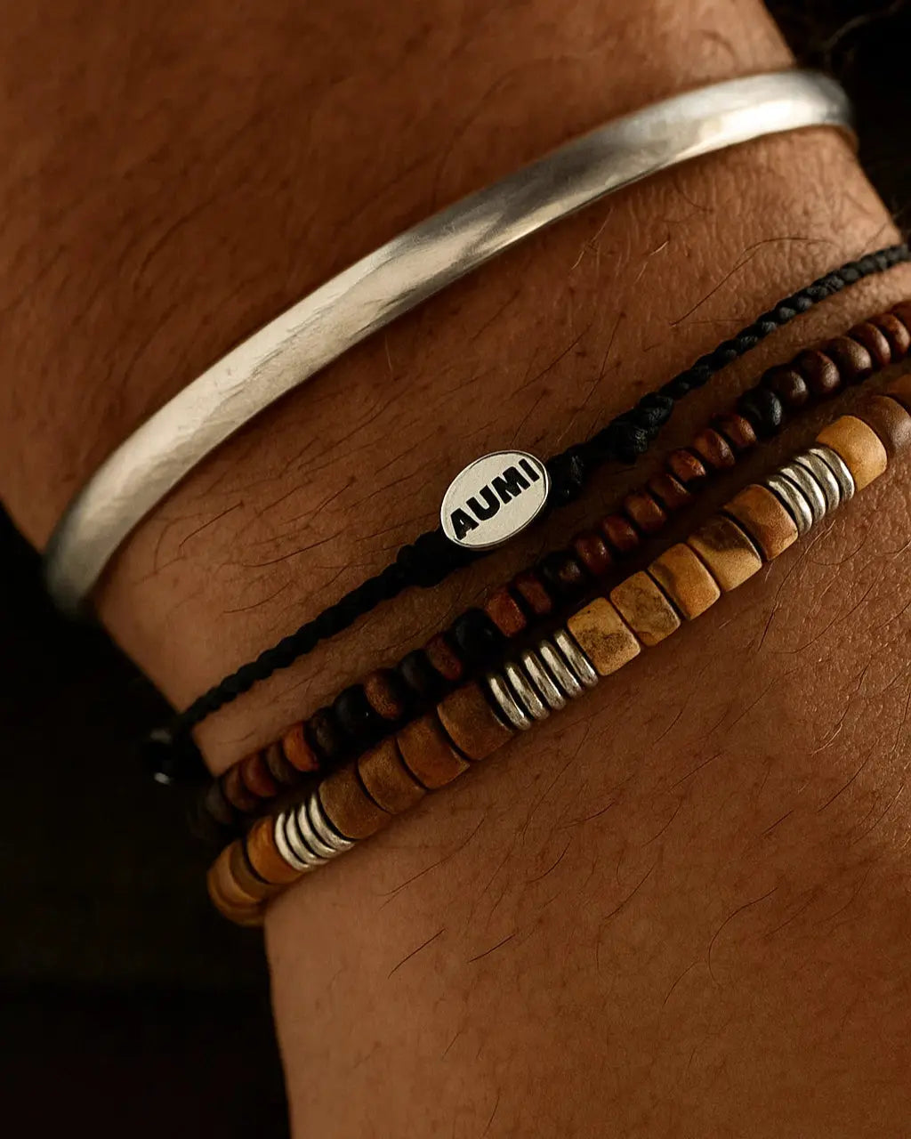 Ama Bracelet Beige Jasper AUMI