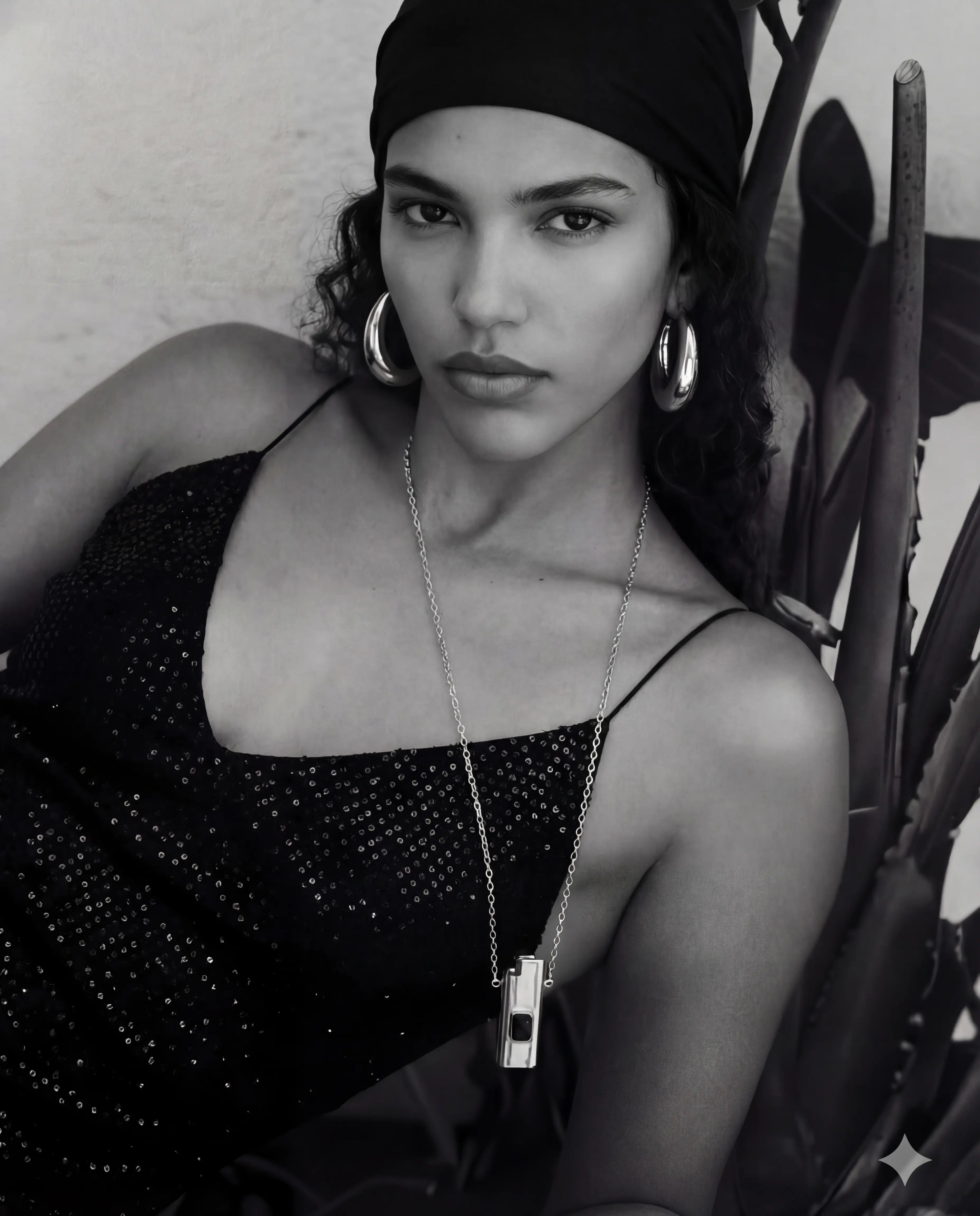 Onyx Lighter Necklace AUMI