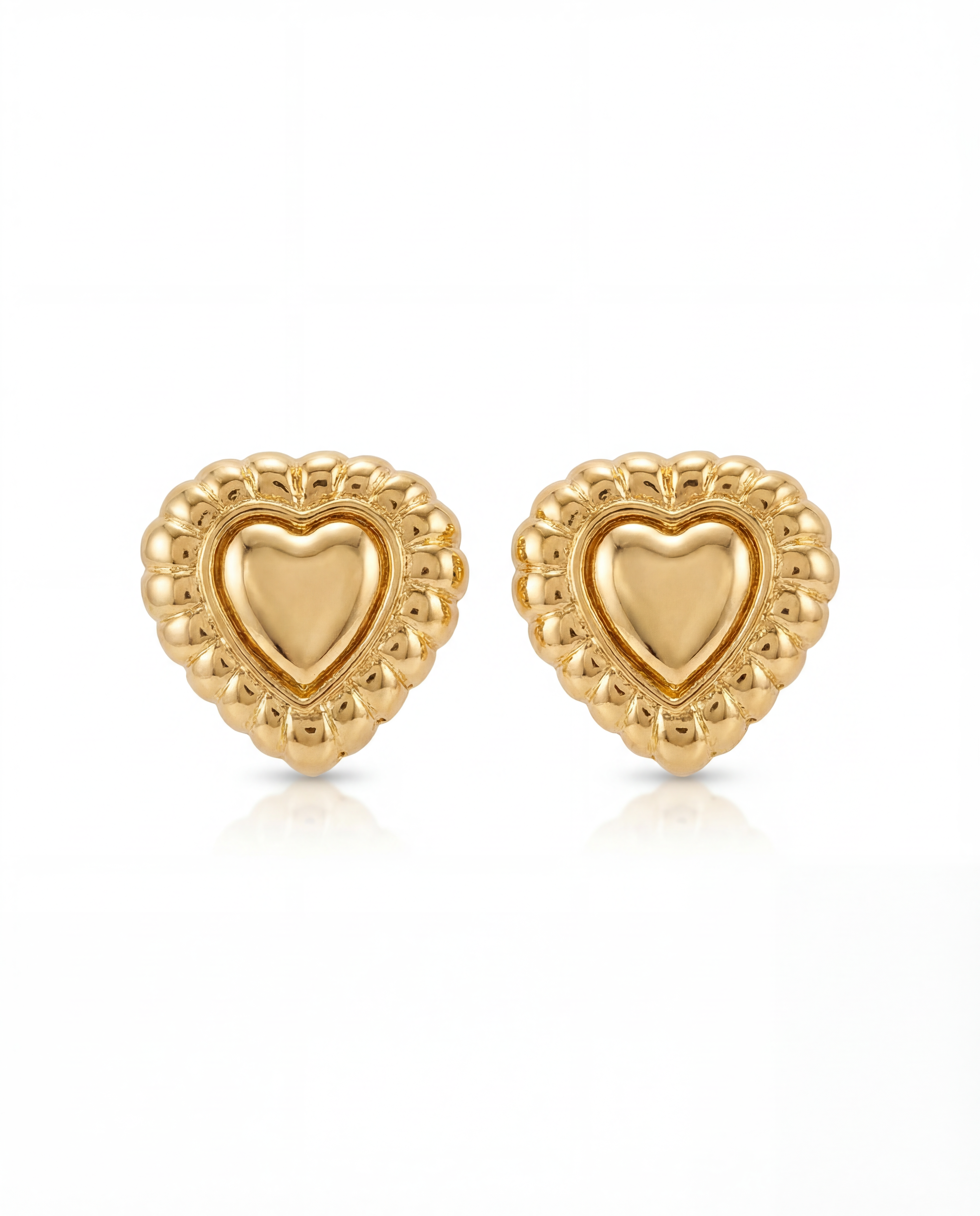 Vintage Escada Heart Earrings AUMI