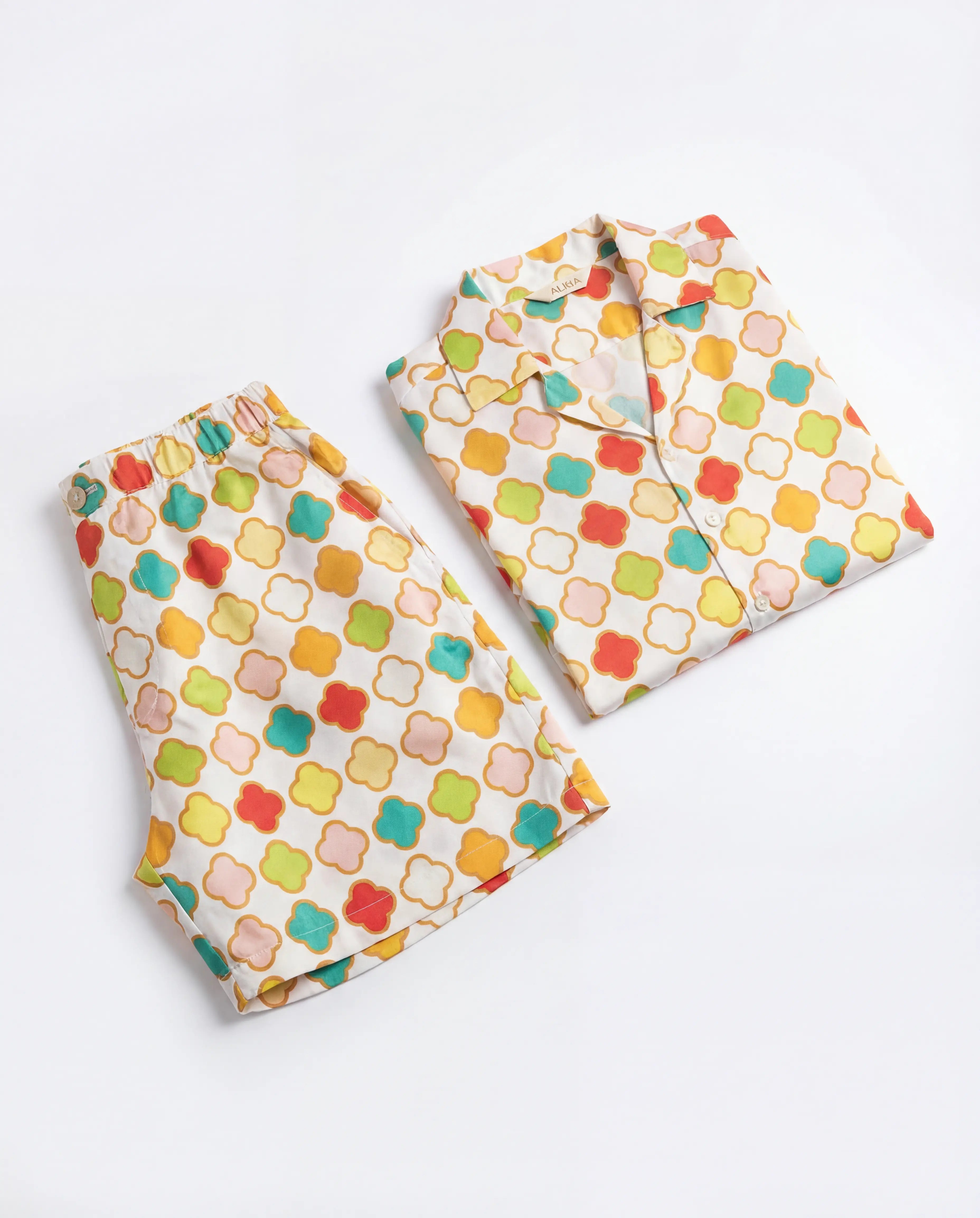 Mosaic Shirt & Short Set AUMI