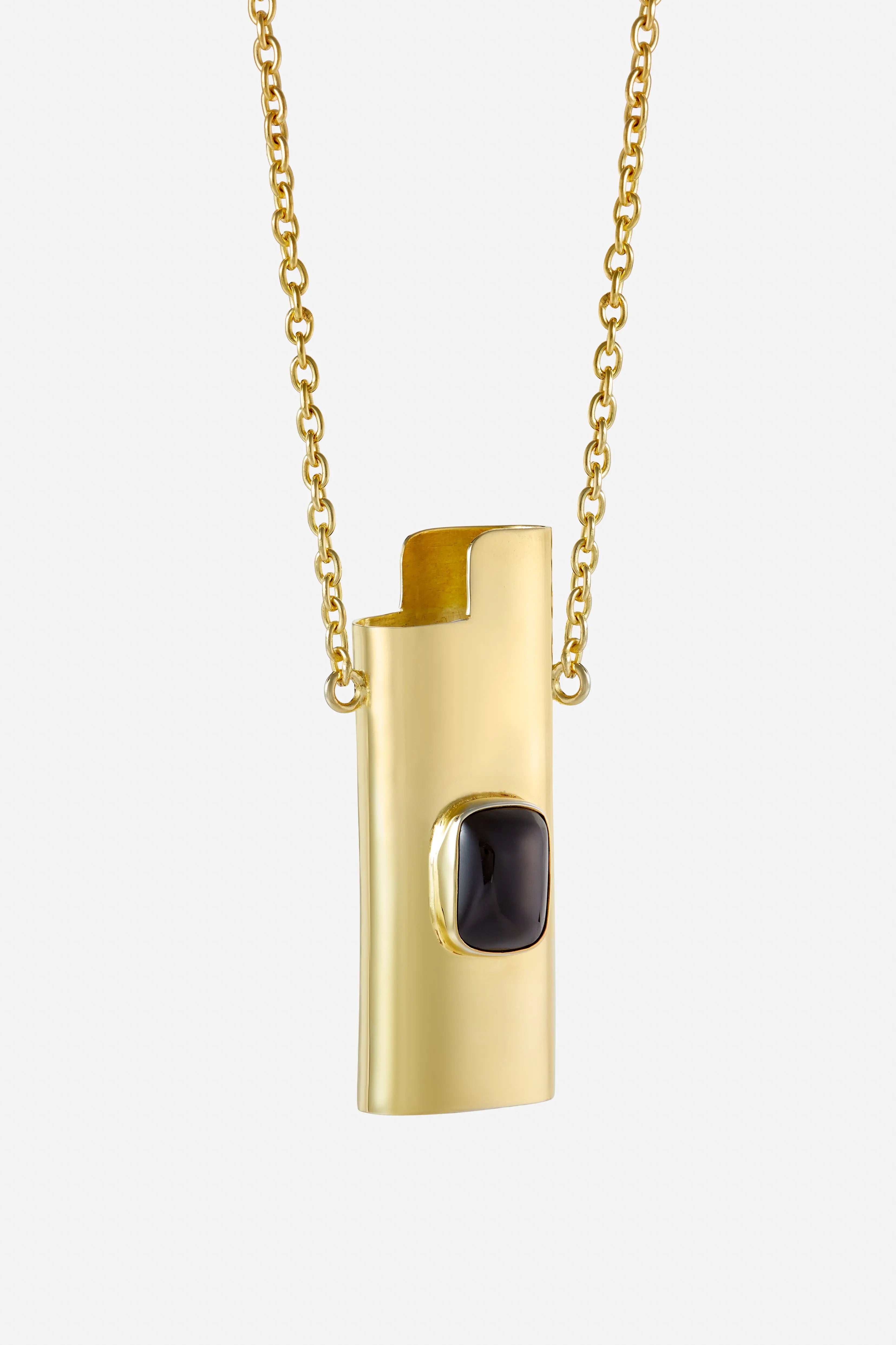 Onyx Lighter Necklace AUMI