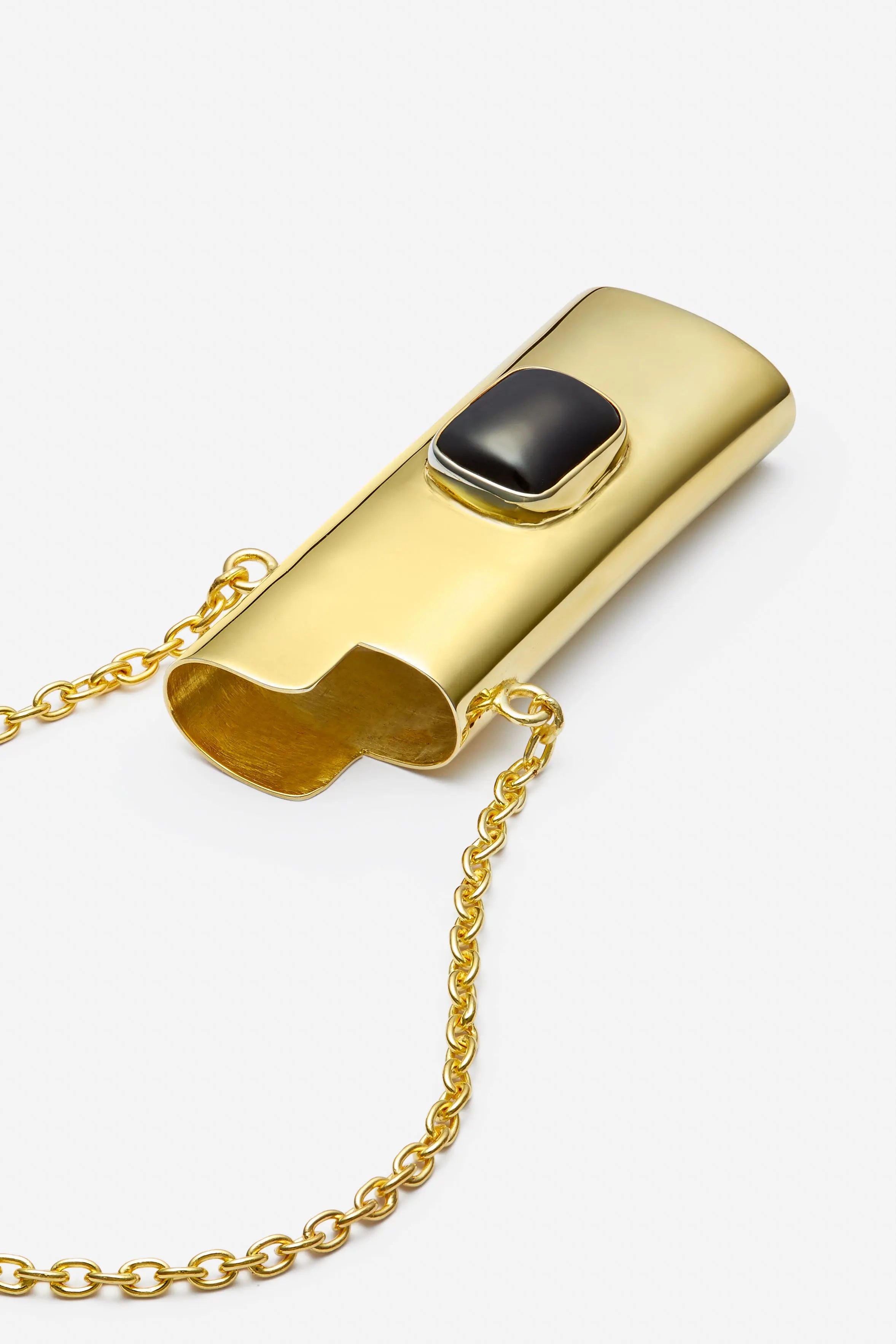 Onyx Lighter Necklace AUMI
