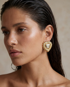 Vintage Escada Heart Earrings AUMI