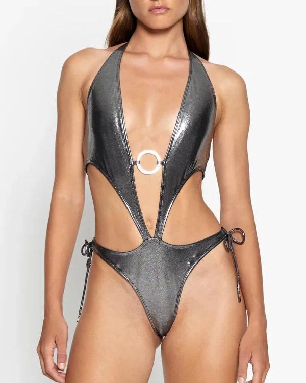 Tie up bodysuit hotsell